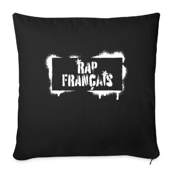 French rap Graffiti Urbain - Sofa pillowcase 17,3'' x 17,3'' (45 x 45 cm) - black - Front