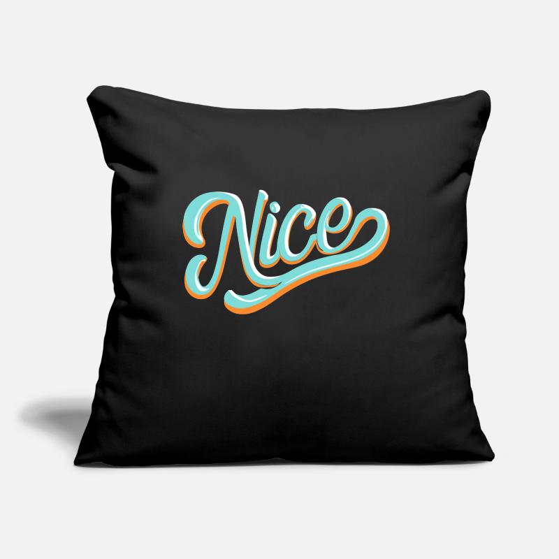 Nice Housse de coussin décorative 45 x 45 cm