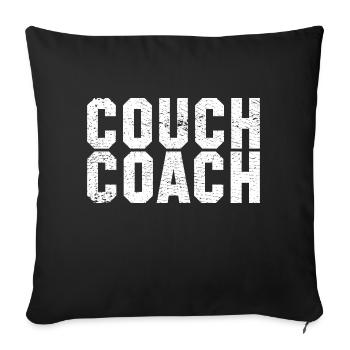 Coach Character Builder Attitude - Housse de coussin décorative 45 x 45 cm - noir - Devant