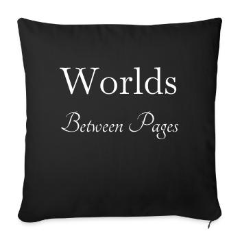 happy reading culture fun present idea - Sofa pillowcase 17,3'' x 17,3'' (45 x 45 cm) - black - Front