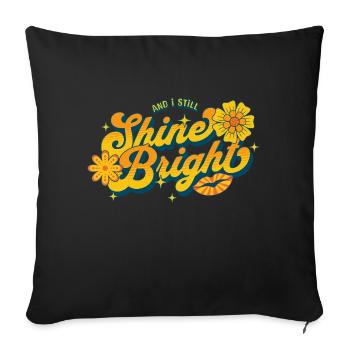 Old People Retirement Retired Proud Age - Sofa pillowcase 17,3'' x 17,3'' (45 x 45 cm) - black - Front
