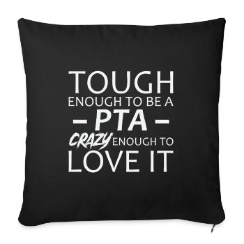 PTA Crazy Apotheke - Sofakissenbezug 45 x 45 cm - Schwarz - Vorne