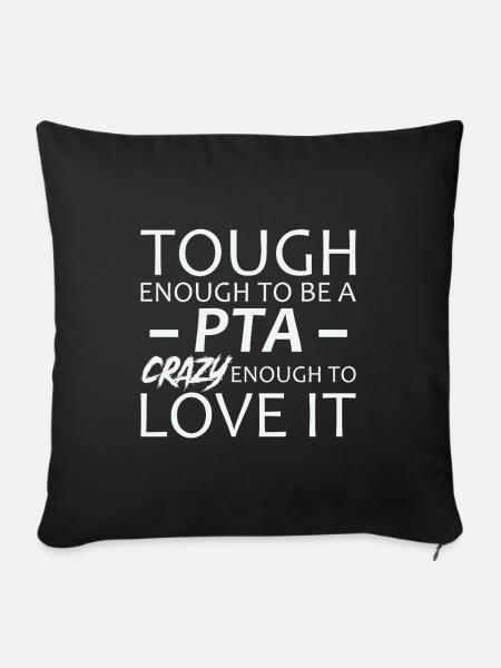 PTA Crazy Apotheke - Sofakissenbezug 45 x 45 cm - Schwarz