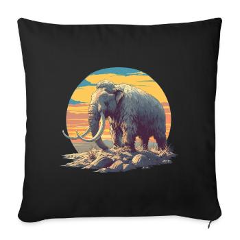 Mammoths Mammoth - Sofa pillowcase 17,3'' x 17,3'' (45 x 45 cm) - black - Front