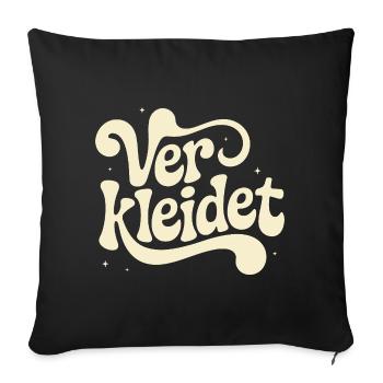 Disguised costume disguise carnival carnival - Sofa pillowcase 17,3'' x 17,3'' (45 x 45 cm) - black - Front