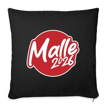 Malle 2026 Majorque - Housse de coussin décorative 45 x 45 cm - noir - Devant
