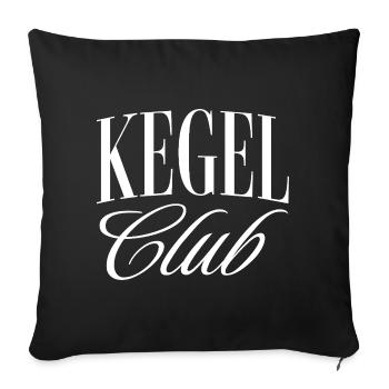 Bowling Club - Sofa pillowcase 17,3'' x 17,3'' (45 x 45 cm) - black - Front