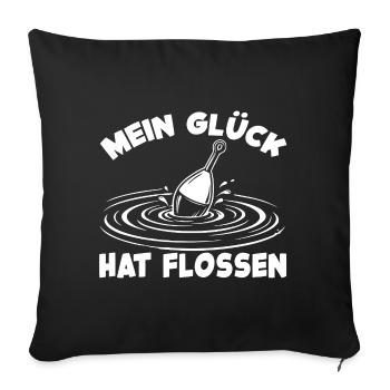 Angel Glück - Sofakissenbezug 45 x 45 cm - Schwarz - Vorne