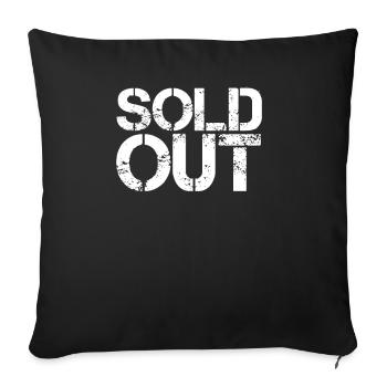 sold out - Sofakissenbezug 45 x 45 cm - Schwarz - Vorne