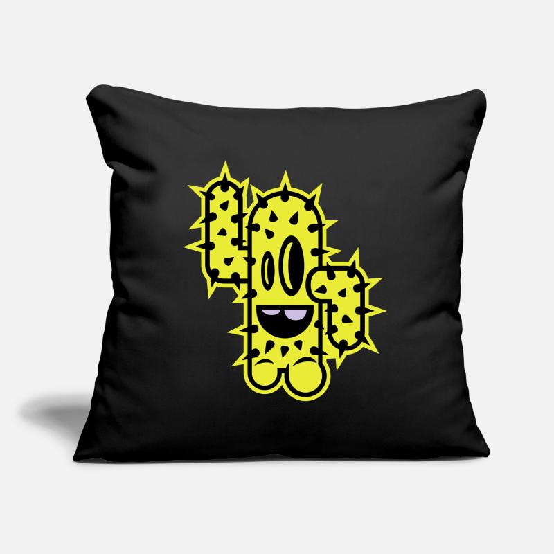 cactus high five comic Sofa pillowcase 17,3'' x 17,3'' (45 x 45 cm)