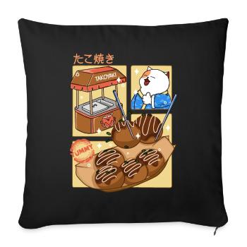 The Best Takoyaki - Sofa pillowcase 17,3'' x 17,3'' (45 x 45 cm) - black - Front