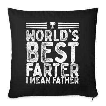 Best Father - Sofakissenbezug 45 x 45 cm - Schwarz - Vorne