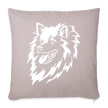 Pointed head "Black Edition" - Sofa pillowcase 17,3'' x 17,3'' (45 x 45 cm) - light taupe - Front