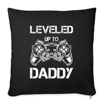 Promu au prix du meilleur tir de Papa Papa Suisse - Housse de coussin décorative 45 x 45 cm - noir - Devant