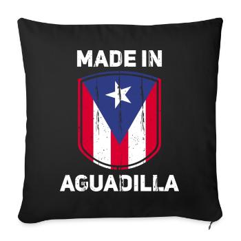 Porto Rico - Housse de coussin décorative 45 x 45 cm - noir - Devant