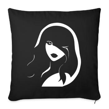 Batcave Girl Dark Fairytale Goth Occult Women Got - Housse de coussin décorative 45 x 45 cm - noir - Devant