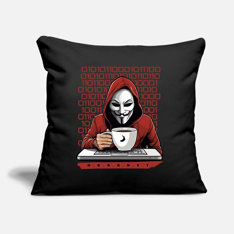 Anonymous Hacker Sofakissenbezug 45 x 45 cm