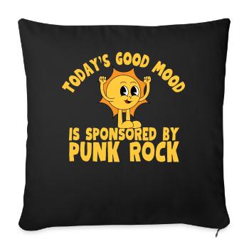 Cute Retro Vintage Funny Punk Rock - Sofakissenbezug 45 x 45 cm - Schwarz - Vorne