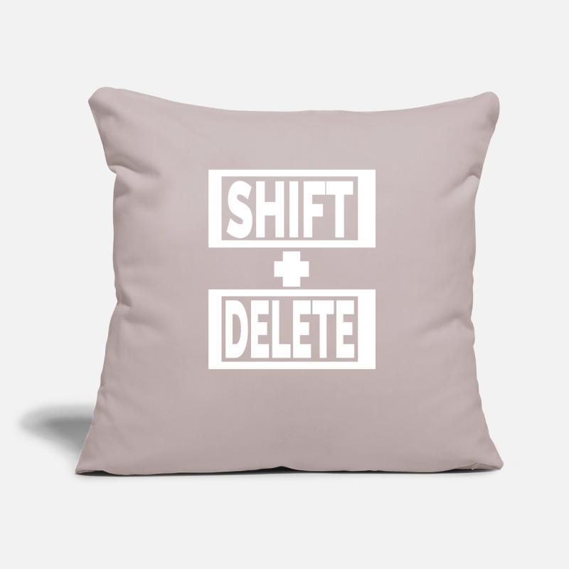 style de vie du clavier SHIFT+DELETE Housse de coussin décorative 45 x 45 cm