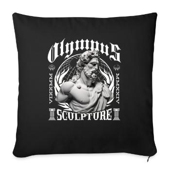 Gothic Skulptur Bust - Sofakissenbezug 45 x 45 cm - Schwarz - Vorne