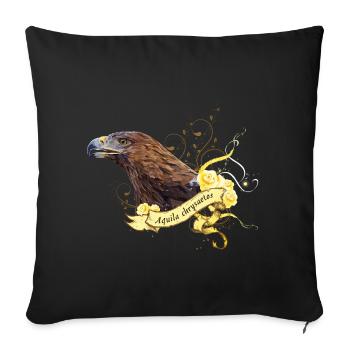 Golden Eagle - Sofa pillowcase 17,3'' x 17,3'' (45 x 45 cm) - black - Front