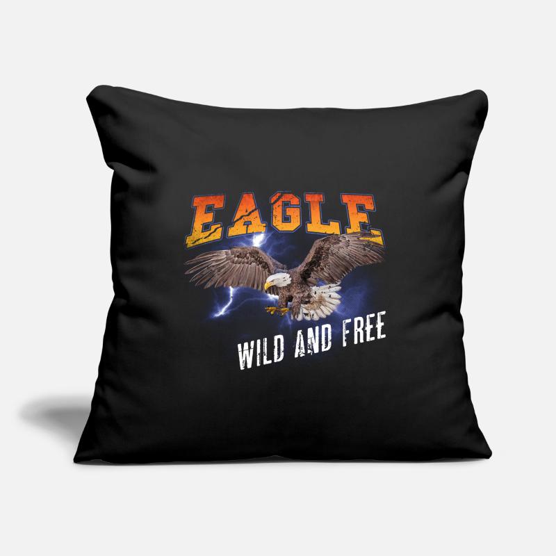 Eagle Eagle Freedom Freedom Nature Adventure Sofa pillowcase 17,3'' x 17,3'' (45 x 45 cm)