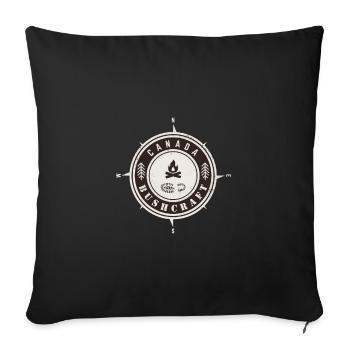 Bushcraft Canada - Sofa pillowcase 17,3'' x 17,3'' (45 x 45 cm) - black - Front