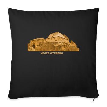 Otzberg Veste Heringen Castle Odenwald Hesse - Sofa pillowcase 17,3'' x 17,3'' (45 x 45 cm) - black - Front