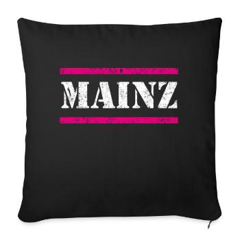 Mainz Vintage - Sofa pillowcase 17,3'' x 17,3'' (45 x 45 cm) - black - Front