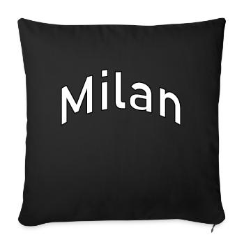 cerf-volant - Housse de coussin décorative 45 x 45 cm - noir - Devant