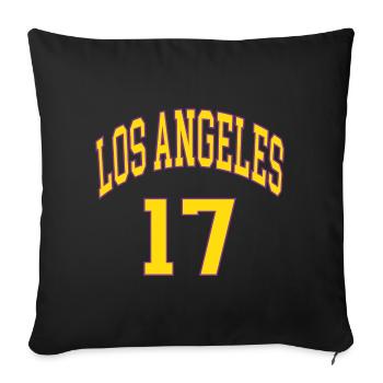 Los Angeles 17 - Sofa pillowcase 17,3'' x 17,3'' (45 x 45 cm) - black - Front