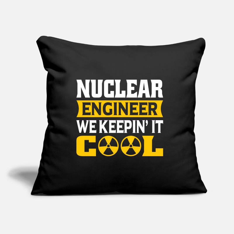 Nuclear Engineer Nuclear Technology Nuclear Energy Sofa pillowcase 17,3'' x 17,3'' (45 x 45 cm)