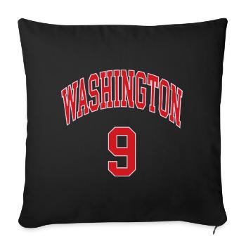 Washington 9 - Housse de coussin décorative 45 x 45 cm - noir - Devant