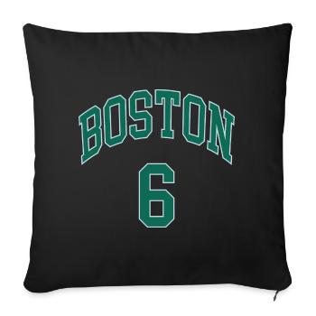 Boston 6 - Housse de coussin décorative 45 x 45 cm - noir - Devant