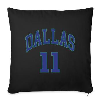 Dallas 11 - Housse de coussin décorative 45 x 45 cm - noir - Devant