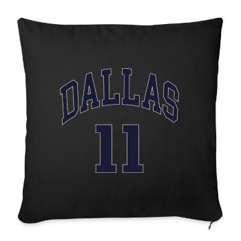 Dallas 11 - Housse de coussin décorative 45 x 45 cm - noir - Devant