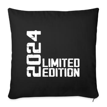 Legendary Since 2024 Birthday Gift 2024 - Sofa pillowcase 17,3'' x 17,3'' (45 x 45 cm) - black - Front