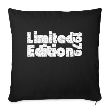 Limited Edition 1979 - Sofa pillowcase 17,3'' x 17,3'' (45 x 45 cm) - black - Front