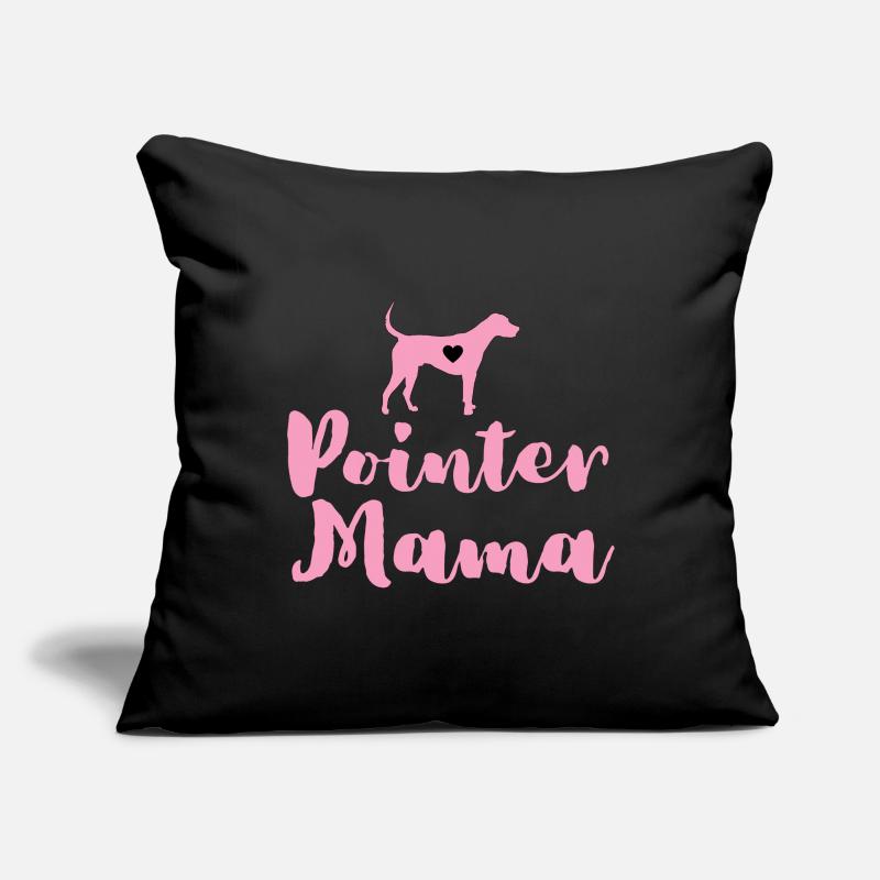 Allemand Pointer Maman Pointer Mama Housse de coussin décorative 45 x 45 cm