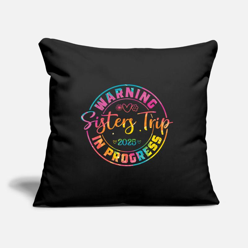 Nurses' Weekend Warning Sisters' Trip Sofa pillowcase 17,3'' x 17,3'' (45 x 45 cm)