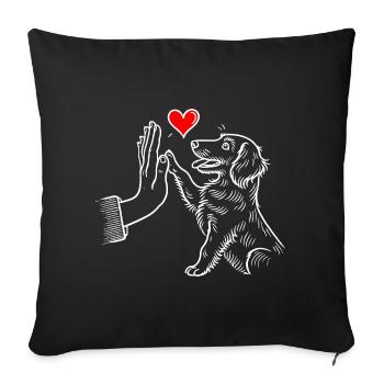 Dachshund Dog Dachshund Breeder Dachshund Lover Dachshund - Sofa pillowcase 17,3'' x 17,3'' (45 x 45 cm) - black - Front