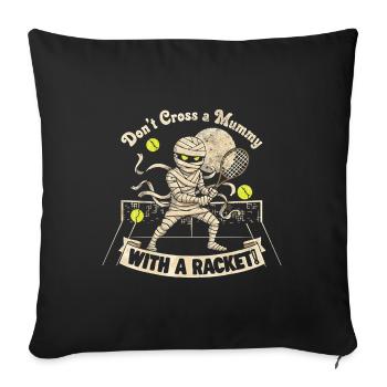 Tennis Halloween Hoodie Chemise Mug - Housse de coussin décorative 45 x 45 cm - noir - Devant