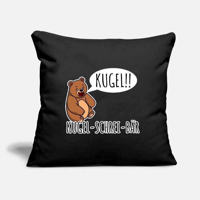 Bullet Scream Bear A bear that screams bullet! Random Sofa pillowcase 17,3'' x 17,3'' (45 x 45 cm)