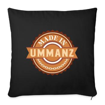 Ostsee MADE IN UMMANZ Lustiges - Sofakissenbezug 45 x 45 cm - Schwarz - Vorne