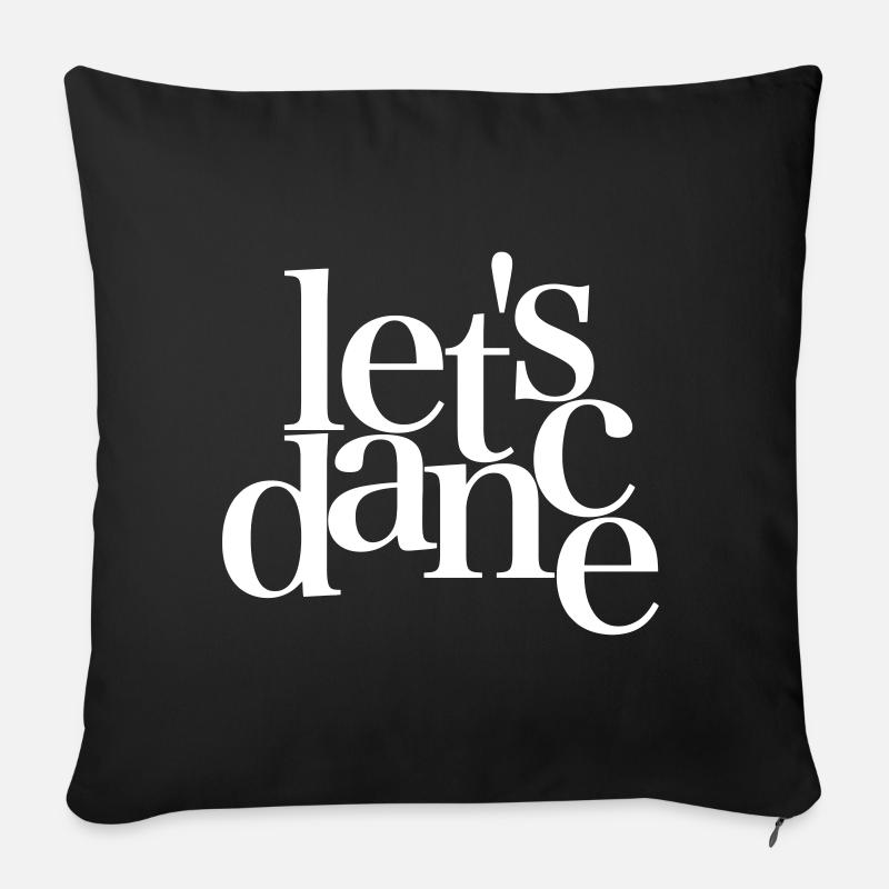 let s dance - Dance Fashion - Sofakissenbezug 45 x 45 cm - Schwarz