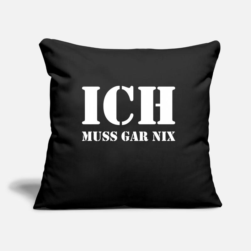lustiger witziger Spruch Sprüche Geschenk Sofakissenbezug 45 x 45 cm