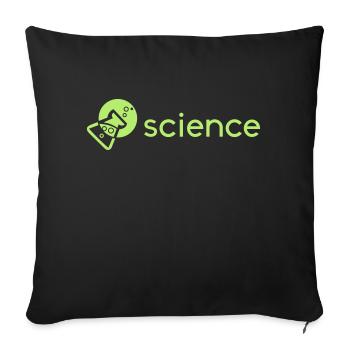Symbole 2013: Wissenschaft - Housse de coussin décorative 45 x 45 cm - noir - Devant