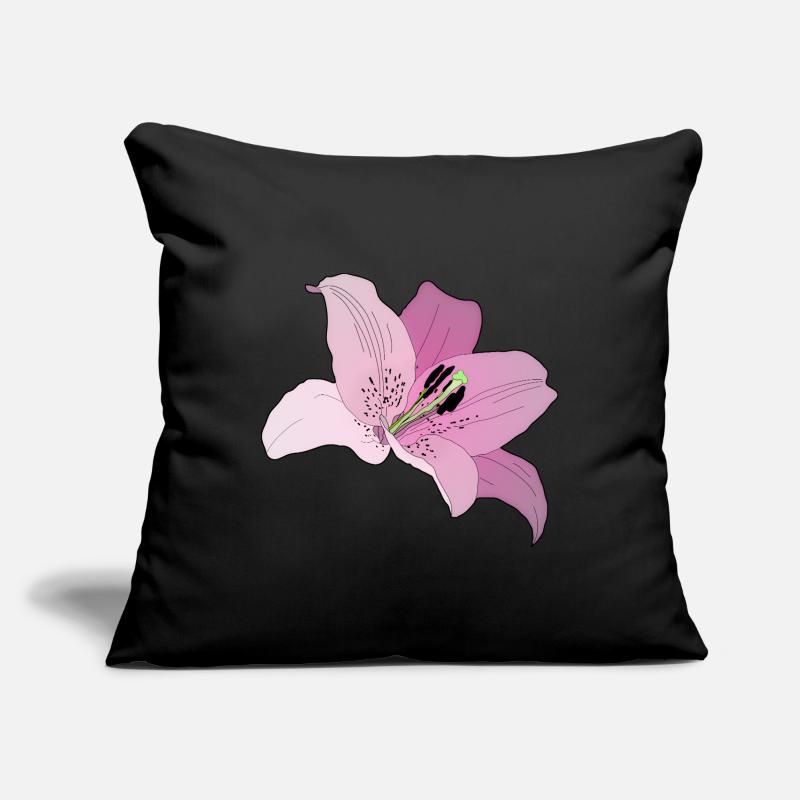 Rosa Orchidee Sofakissenbezug 45 x 45 cm