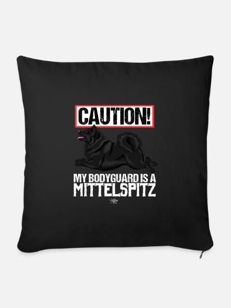 mittelguard5 - Sofakissenbezug 45 x 45 cm - Schwarz