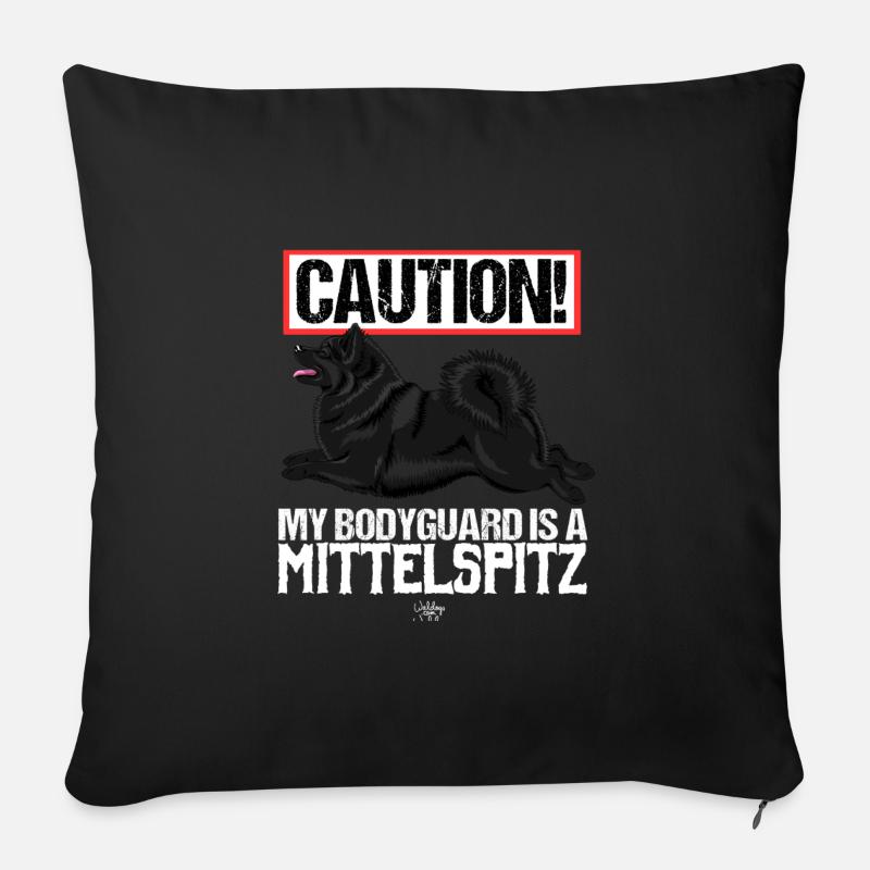 mittelguard5 - Sofakissenbezug 45 x 45 cm - Schwarz